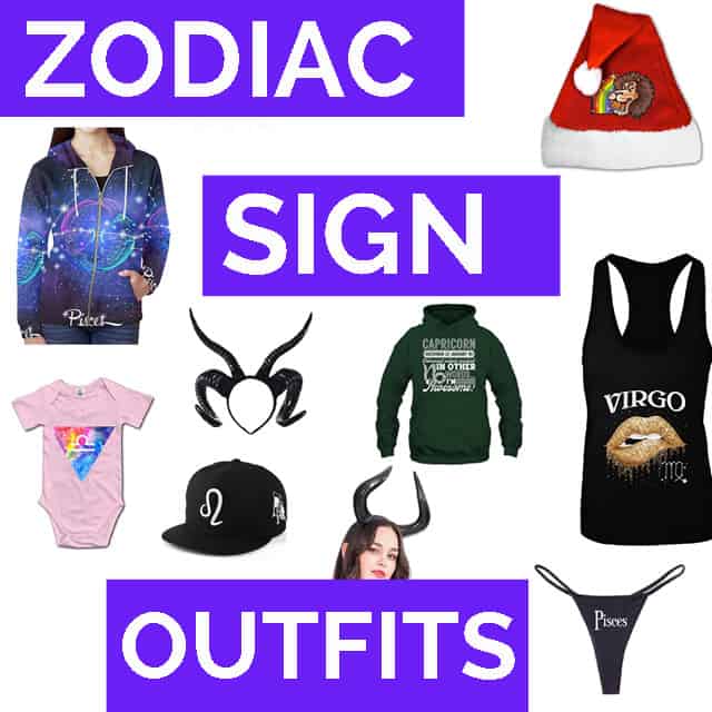 zodiac signs outfits collection