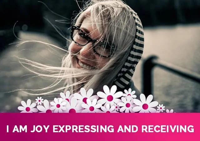 i am joy expressing and receiving
